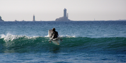 Surfen in der Bretagne
